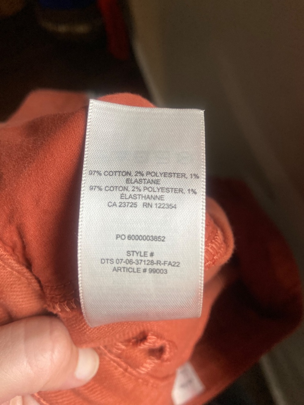 Aritzia Wilfred Free Modern Cargo Pants, Copper, Size 10 - Picture 8 of 8